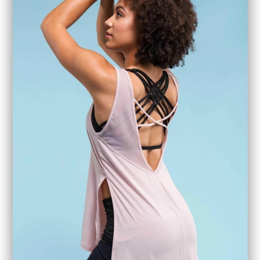 Popflex whimsy slit tank blush 8